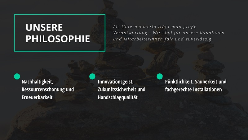 KBE Haustechnik - Installateur Philosophie