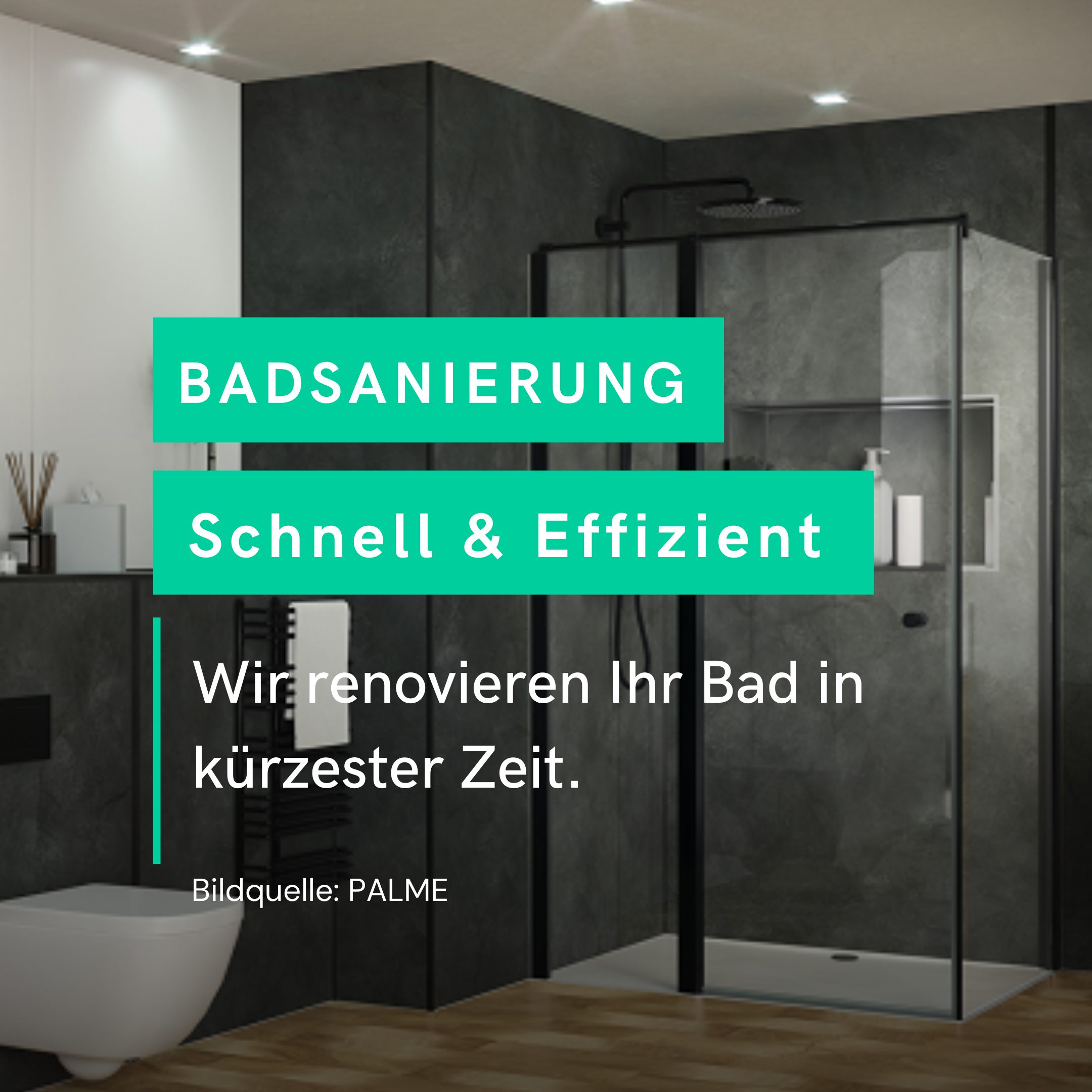 Dusche sanieren - Palme Graz und Umgebung