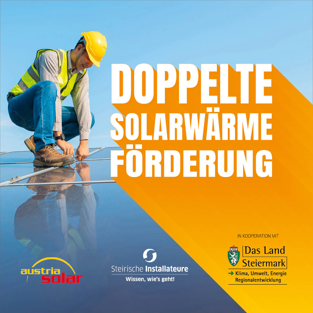 Doppelte Solar Förderung in der Steiermark!